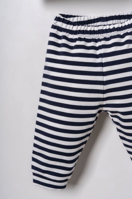 U.S. Polo Assn. Erkek Bebek Pamuklu Baskılı Beyaz Uzun Kol Pijama Takım USB3162-C-V1 - 6
