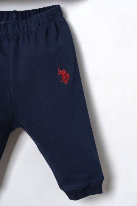 U.S. Polo Assn. Erkek Bebek Pamuklu Baskılı Kırmızı Uzun Kol Pijama Takım USB3163-C-V1 - 3