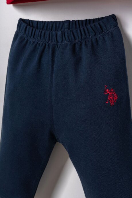 U.S. Polo Assn. Erkek Bebek Pamuklu Baskılı Kırmızı Uzun Kol Pijama Takım USB3175-C-V1 - 3