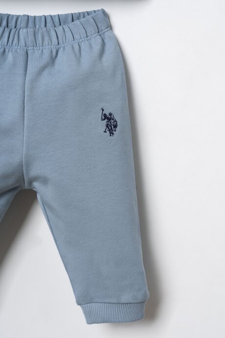 U.S. Polo Assn. Erkek Bebek Pamuklu Baskılı Lacivert Uzun Kol Pijama Takım USB3163-C-V2 - 3