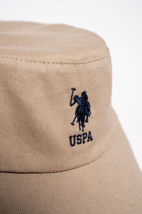 U.S. Polo Assn. Erkek Bebek Nakışlı Yazlık Regular Fit Bej Şapka USB2944-C-V3 (1)
