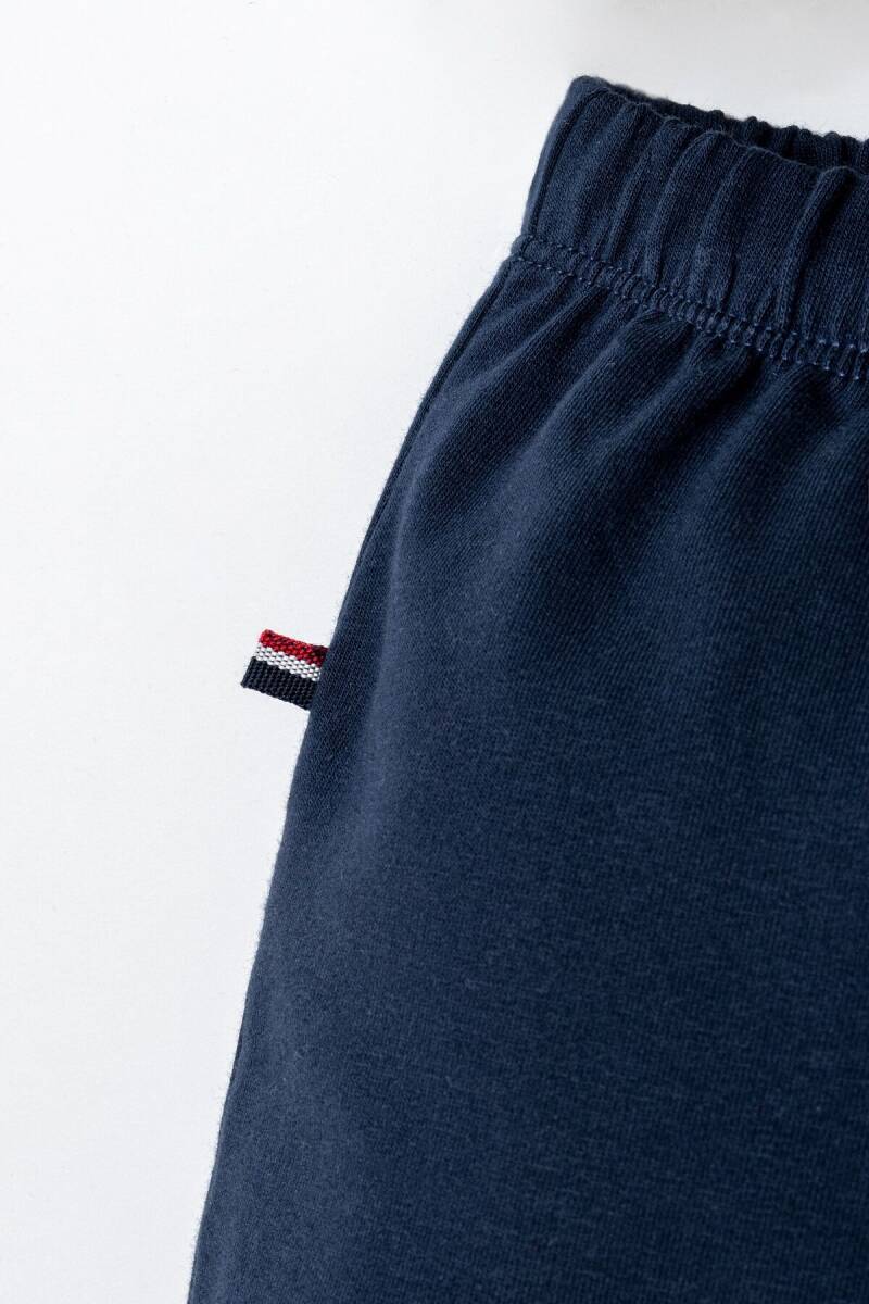 U.S. Polo Assn. Erkek Bebek %100 Pamuk Polo Yaka Nakışlı Yazlık Regular Fit Beyaz Bebek Takımı USB2915-C-V1 - 3
