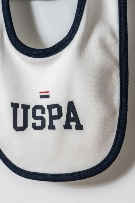 U.S. Polo Assn. Erkek Bebek %100 Pamuk Bisiklet Yaka Nakışlı Yazlık Regular Fit Beyaz Hastane Çıkışı USB2859-C-V1 - 4