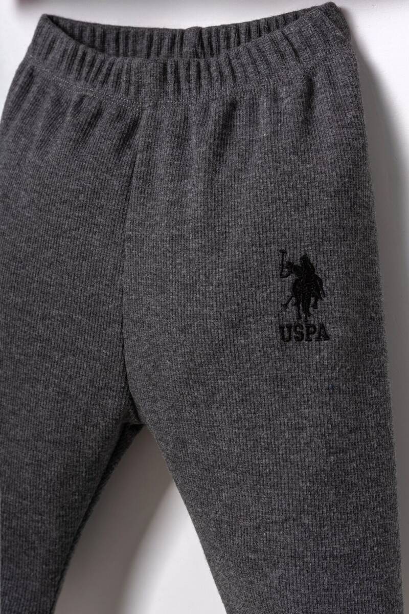 U.S. Polo Assn. Erkek Bebek Pamuklu Beyaz Hırkalı Takım USB3186-C-V2 - 3