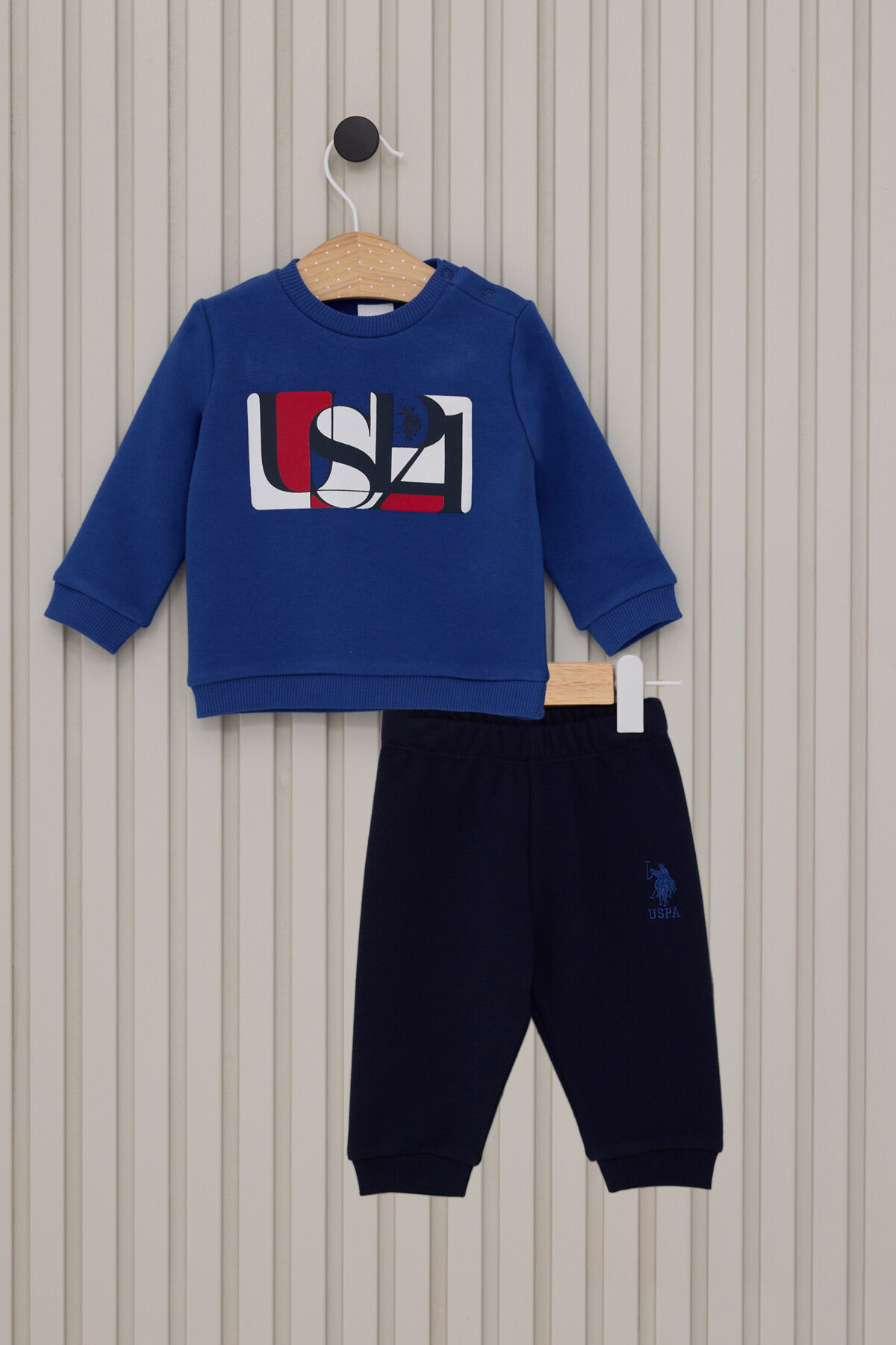 U.S. Polo Assn Erkek Bebek Mavi Takım