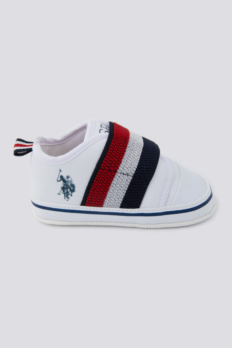 U.S. Polo Assn. Erkek Bebek Pigment Baskılı Yazlık Regular Fit Krem Ayakkabı USB1301-B-V2 (1)