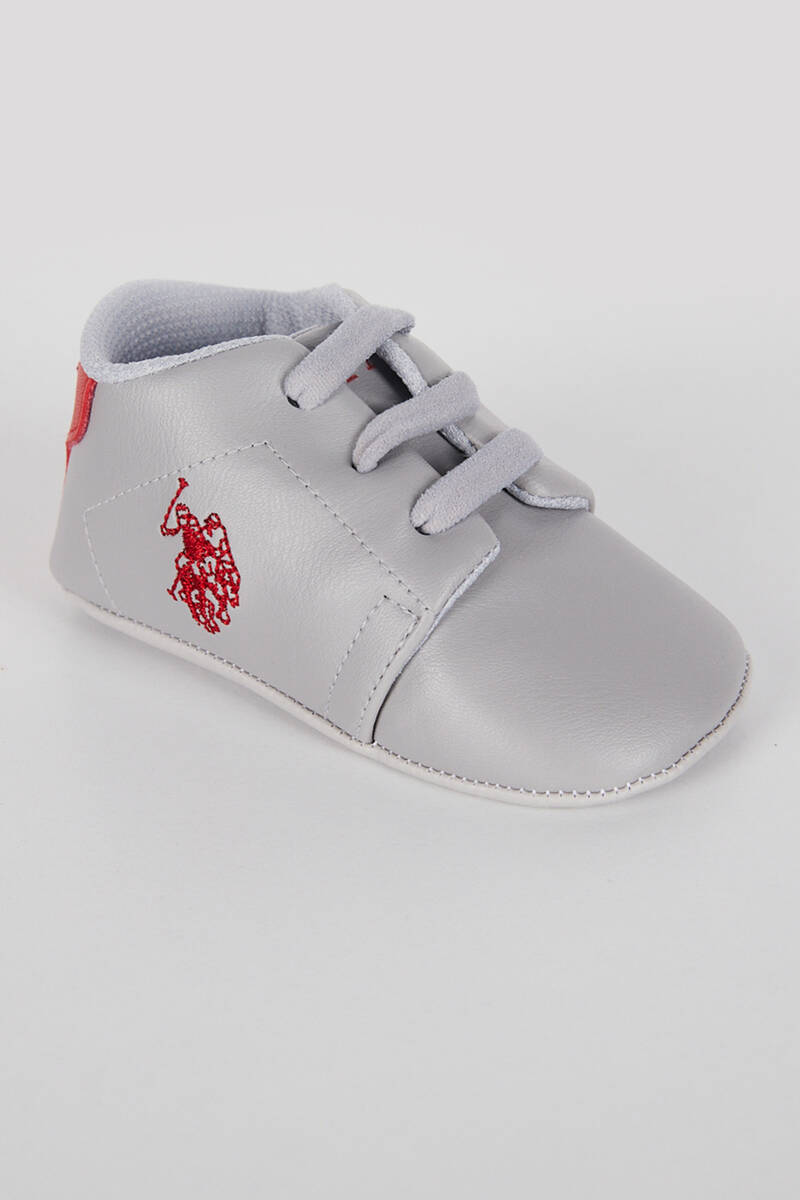 U.S. Polo Assn. Erkek Bebek Gri Bebek Ayakkabı U.S. Polo Assn. Erkek Bebek Gri Bebek Ayakkabı