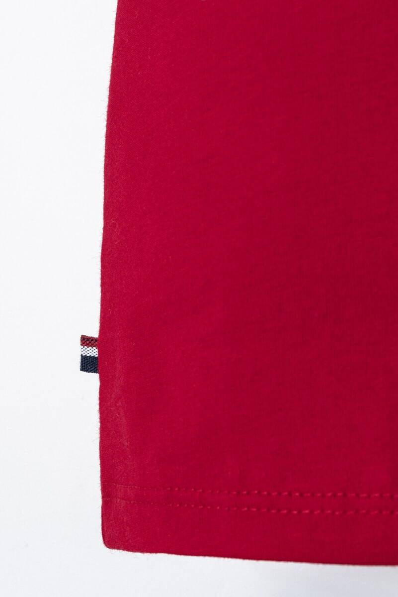 U.S. Polo Assn. Erkek Bebek Bisiklet Yaka Nakışlı Yazlık Regular Fit Kırmızı Bebek Takımı USB2905-C-V2 - 5