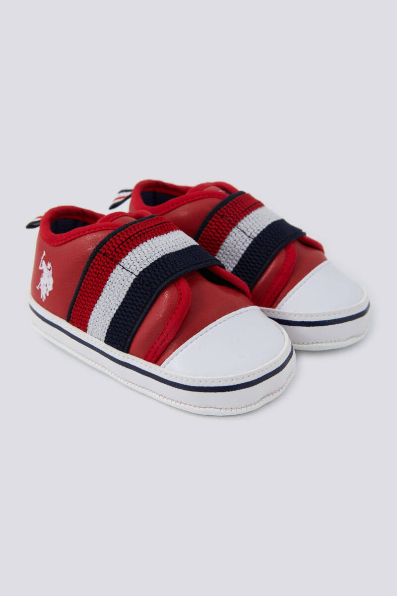 U.S. Polo Assn. Erkek Bebek Pigment Baskılı Yazlık Regular Fit Kırmızı Ayakkabı USB1301-B-V4 - 3