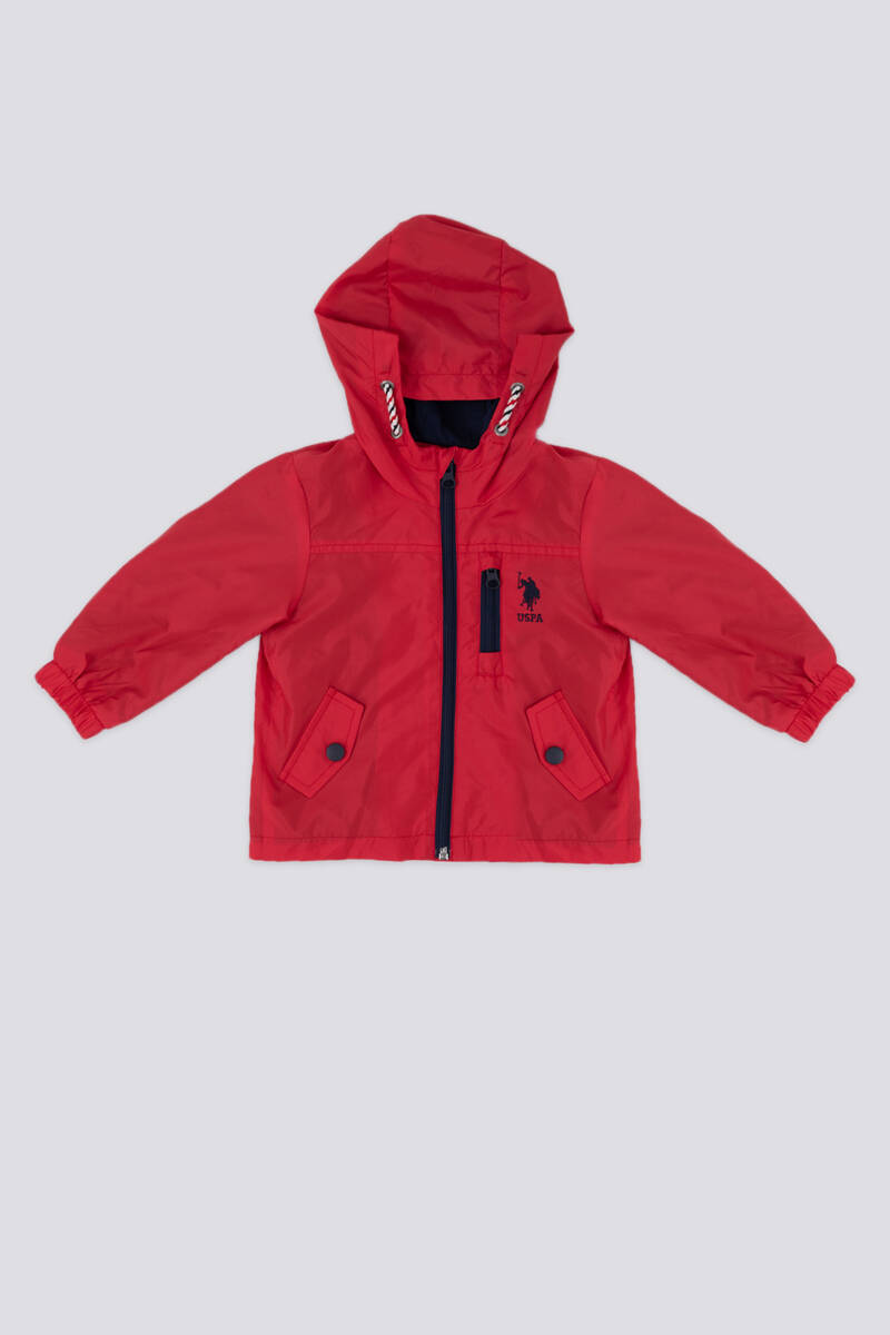 U.S. Polo Assn. Erkek Bebek Kırmızı Bebek Mont