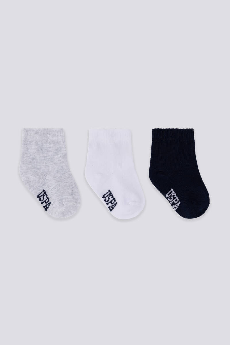 U.S. Polo Assn. Erkek Bebek Karışık Renkli Bebek Çorap
