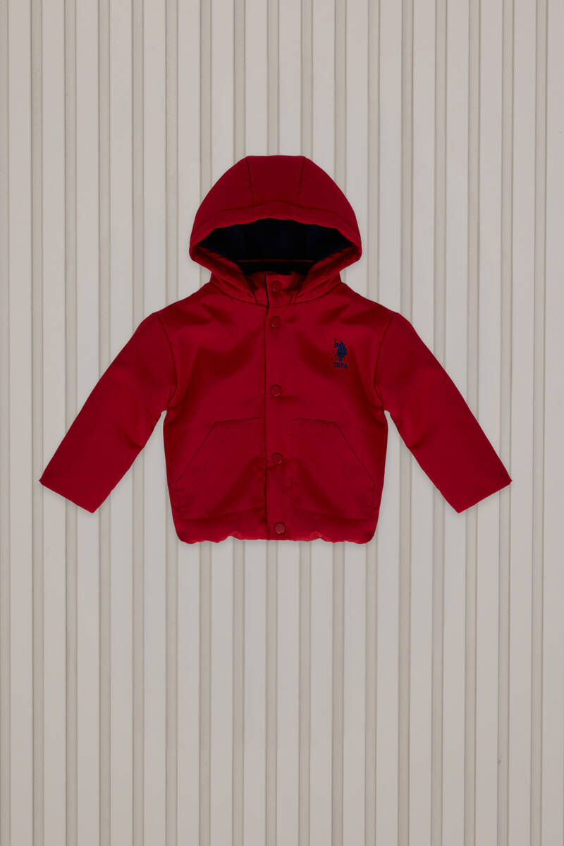 U.S. Polo Assn. Erkek Bebek Kırmızı Bebek Mont