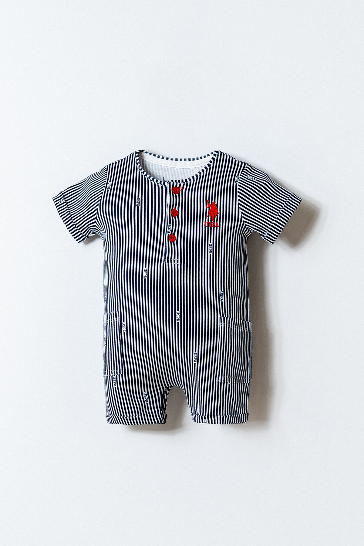 U.S. Polo Assn. Erkek Bebek Kırmızı Tulum