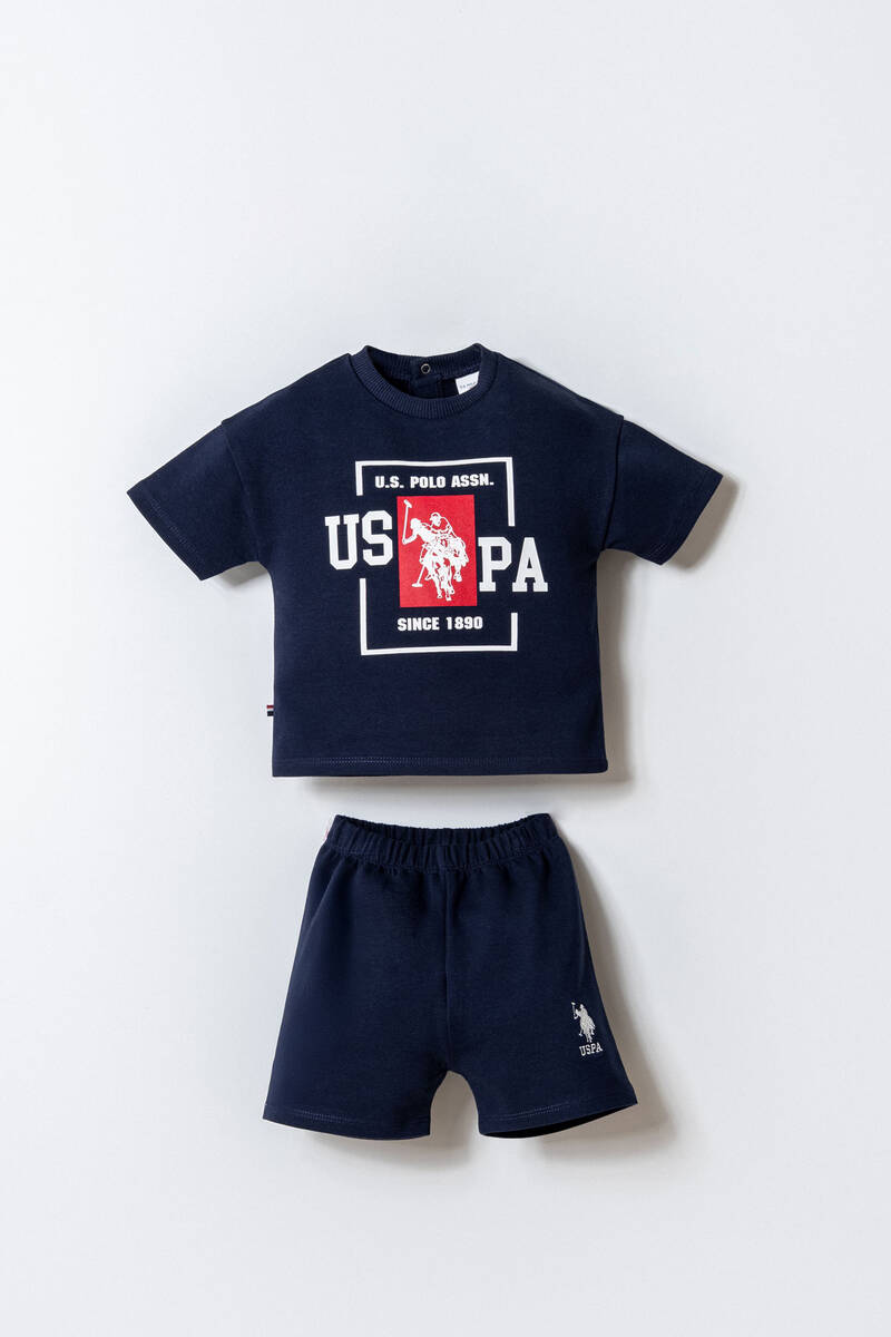 U.S. Polo Assn. Erkek Bebek Lacivert Şort Takım