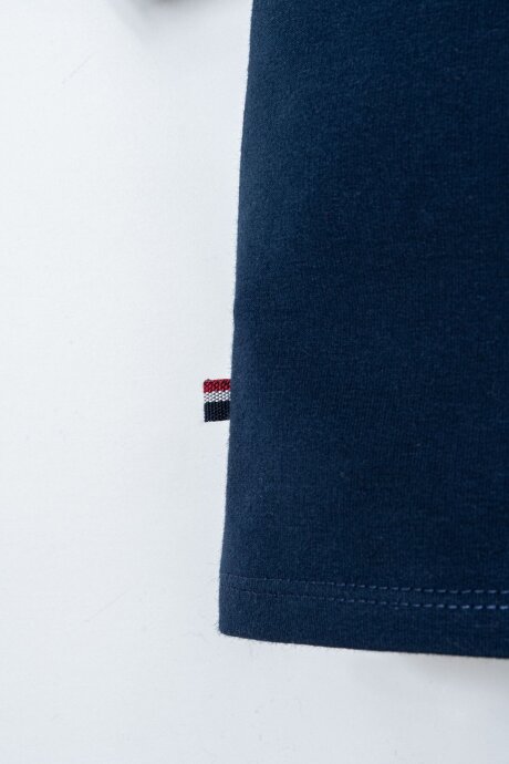 U.S. Polo Assn. Erkek Bebek Pamuklu Bisiklet Yaka Nakışlı Yazlık Regular Fit Lacivert Bebek Takımı USB2868-C-V1 - 3