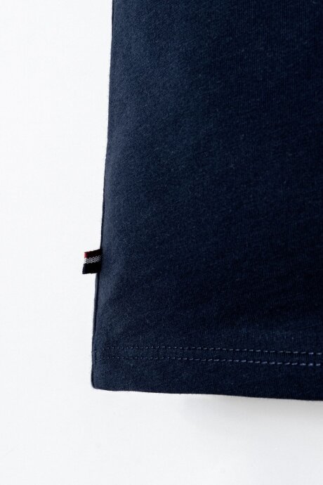 U.S. Polo Assn. Erkek Bebek %100 Pamuk Bisiklet Yaka Nakışlı Yazlık Regular Fit Lacivert Bebek Takımı USB2869-C-V1 - 5