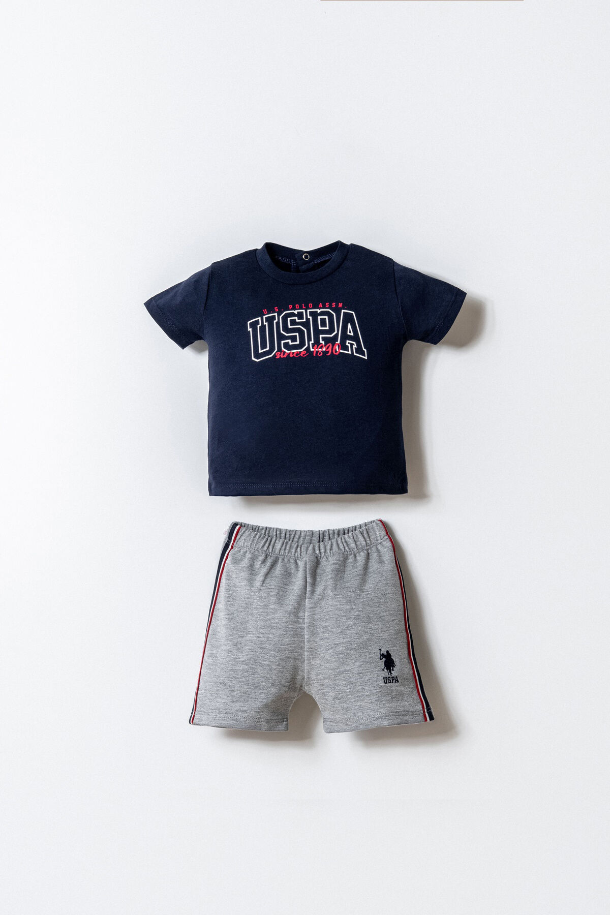 U.S. Polo Assn. Erkek Bebek Lacivert Şort Takım