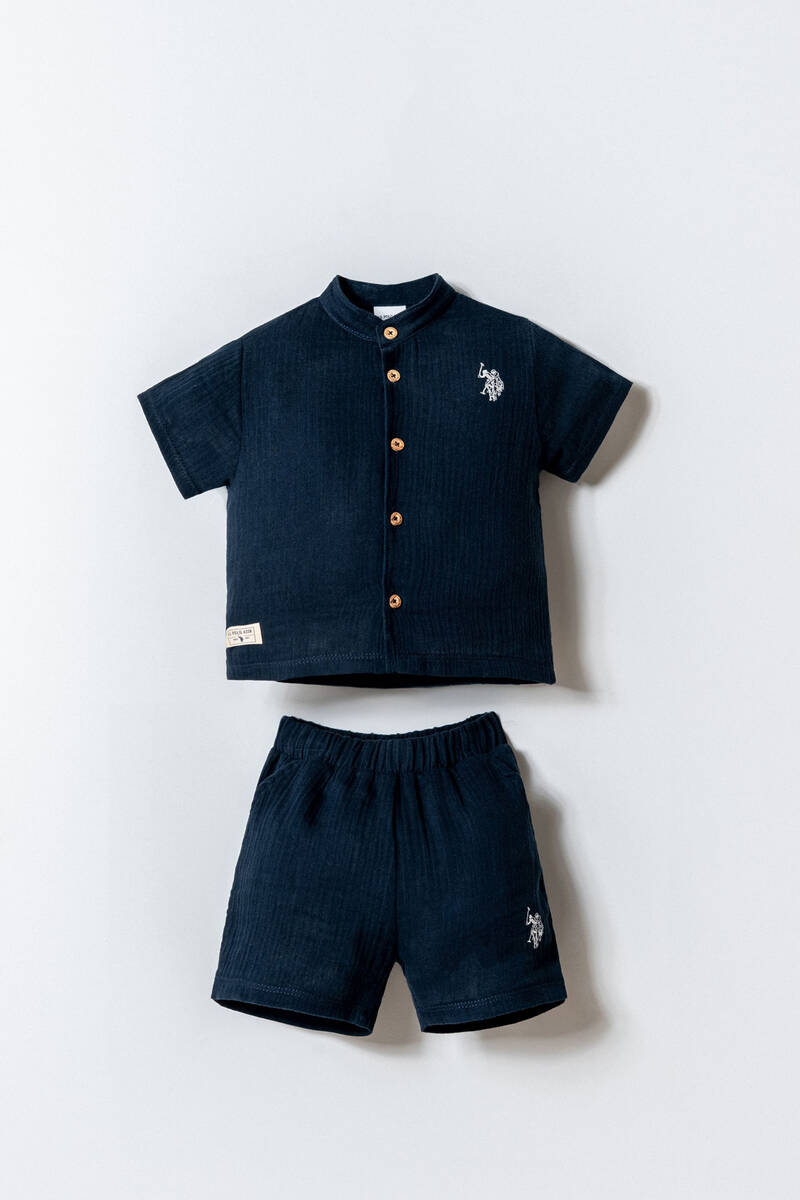 U.S. Polo Assn. Erkek Bebek Lacivert Şort Takım