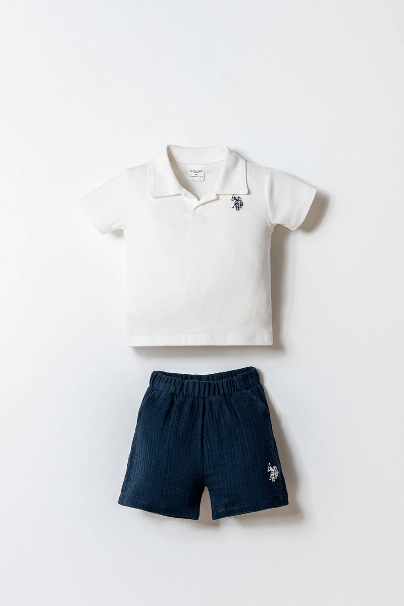 U.S. Polo Assn. Erkek Bebek Lacivert Şort Takım