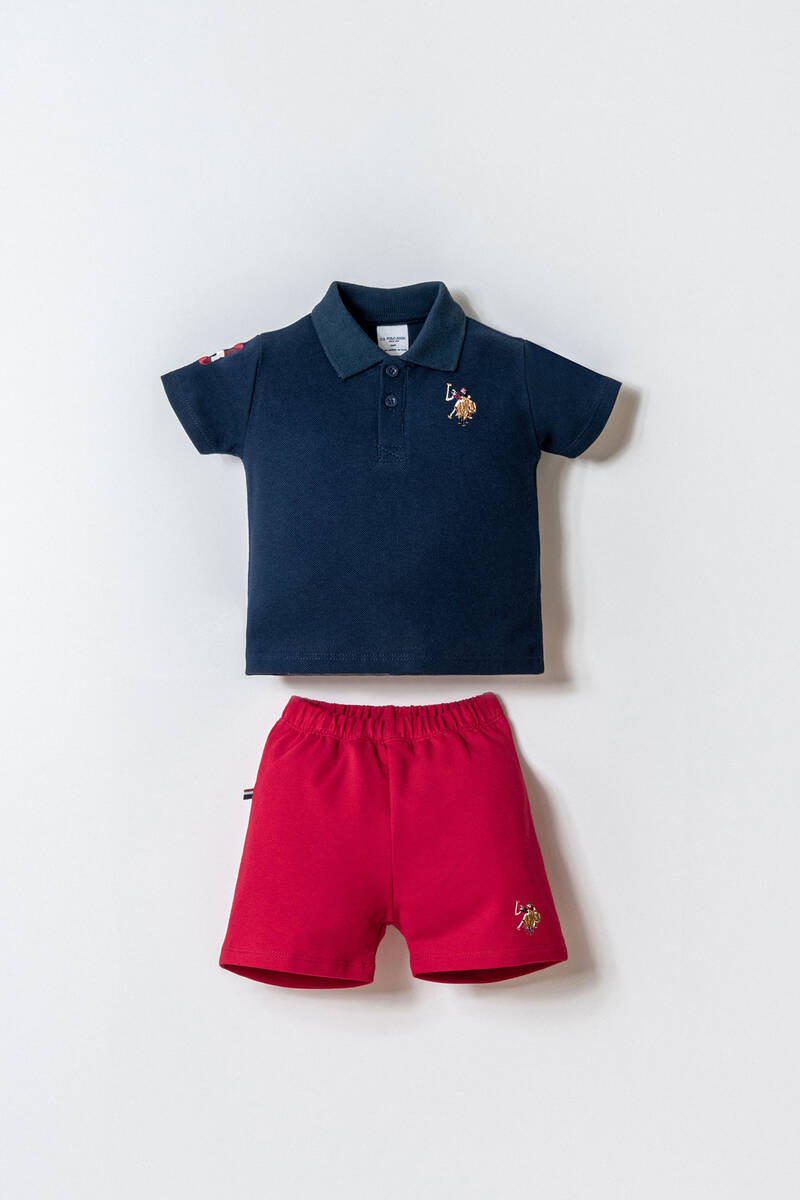 U.S. Polo Assn. Erkek Bebek Lacivert Şort Takım