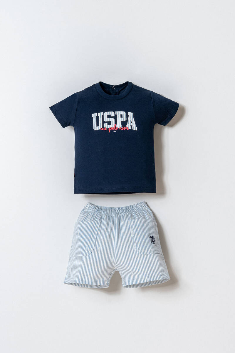 U.S. Polo Assn. Erkek Bebek Lacivert Şort Takım