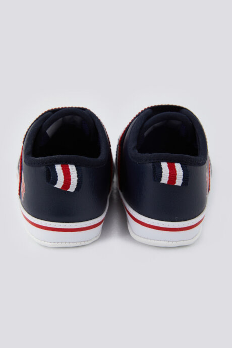 U.S. Polo Assn. Erkek Bebek Pamuklu Pigment Baskılı Yazlık Regular Fit Lacivert Ayakkabı USB1301-B-V1 - 4