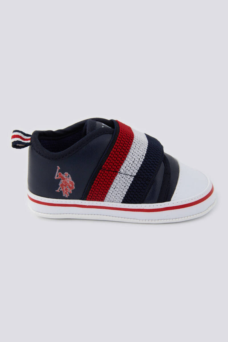 U.S. Polo Assn. Erkek Bebek Pamuklu Pigment Baskılı Yazlık Regular Fit Lacivert Ayakkabı USB1301-B-V1 - 2
