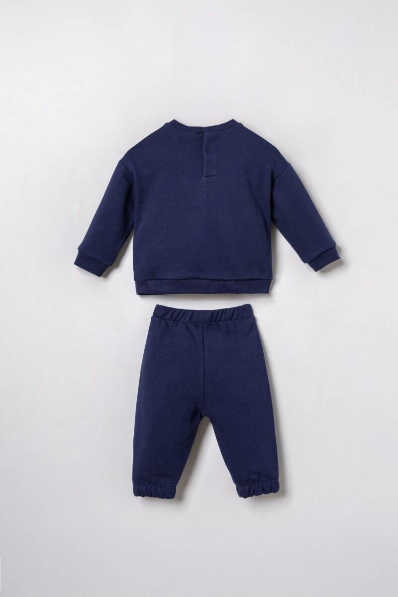 U.S. Polo Assn. Erkek Bebek Lacivert Uzun Kol Pijama Takım USB3193-C-V1 - 4