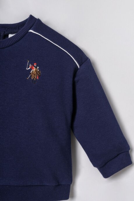 U.S. Polo Assn. Erkek Bebek Lacivert Uzun Kol Pijama Takım USB3193-C-V1 (1)