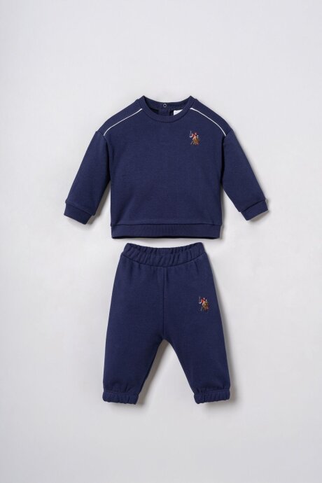 U.S. Polo Assn. Erkek Bebek Lacivert Uzun Kol Pijama Takım USB3193-C-V1