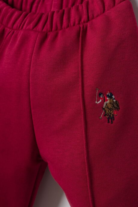 U.S. Polo Assn. Erkek Bebek Nakışlı Bordo Uzun Kol Pijama Takım USB3170-C-V1 - 3