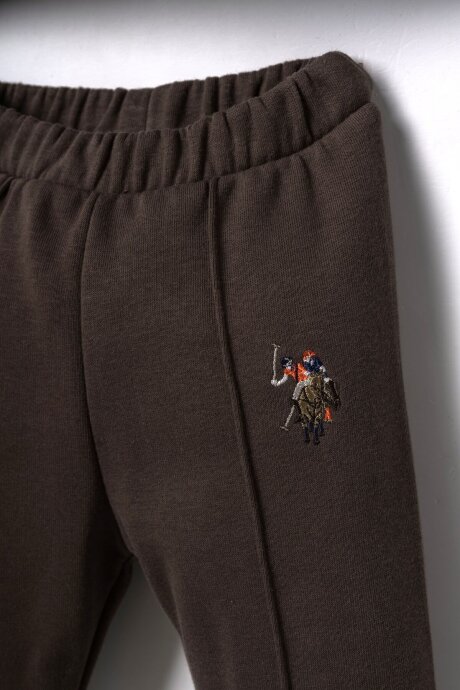 U.S. Polo Assn. Erkek Bebek Nakışlı Kahverengi Uzun Kol Pijama Takım USB3170-C-V5 - 3