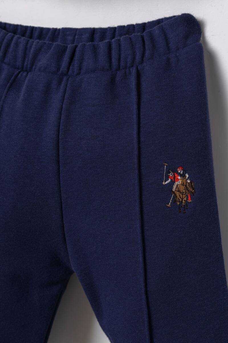 U.S. Polo Assn. Erkek Bebek Nakışlı Lacivert Uzun Kol Pijama Takım USB3170-C-V4 - 3