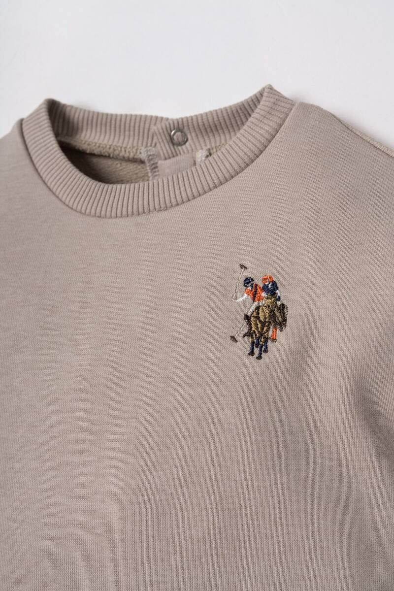 U.S. Polo Assn. Erkek Bebek Nakışlı Sarı Uzun Kol Pijama Takım USB3170-C-V2 - 2