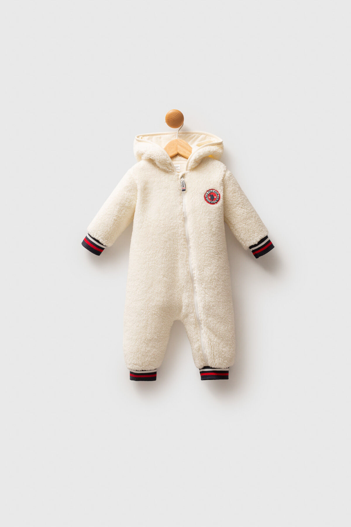 U.S. Polo Assn Erkek Bebek Beyaz Tulum