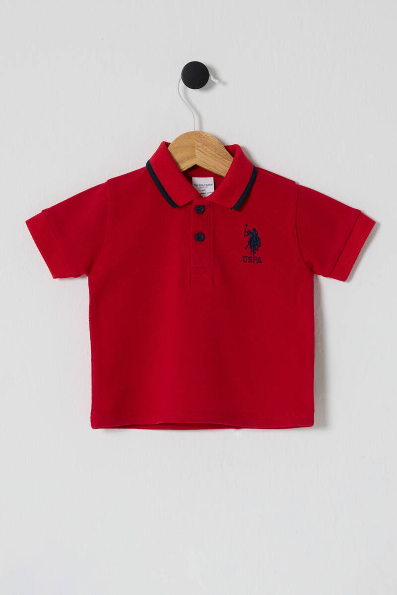 U.S. Polo Assn. Erkek Bebek Kırmızı Tişört