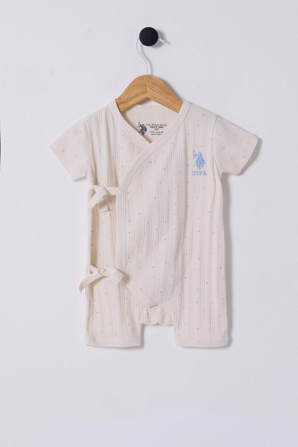U.S. Polo Assn Erkek Bebek Beyaz Tulum