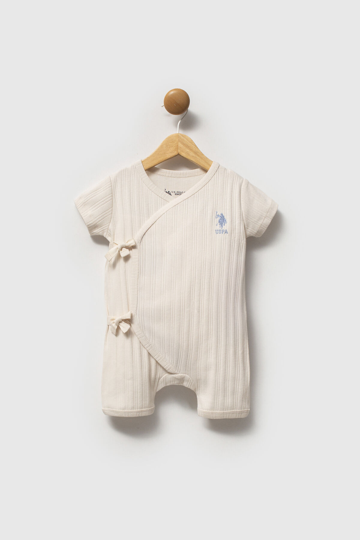 U.S. Polo Assn Erkek Bebek Beyaz Tulum