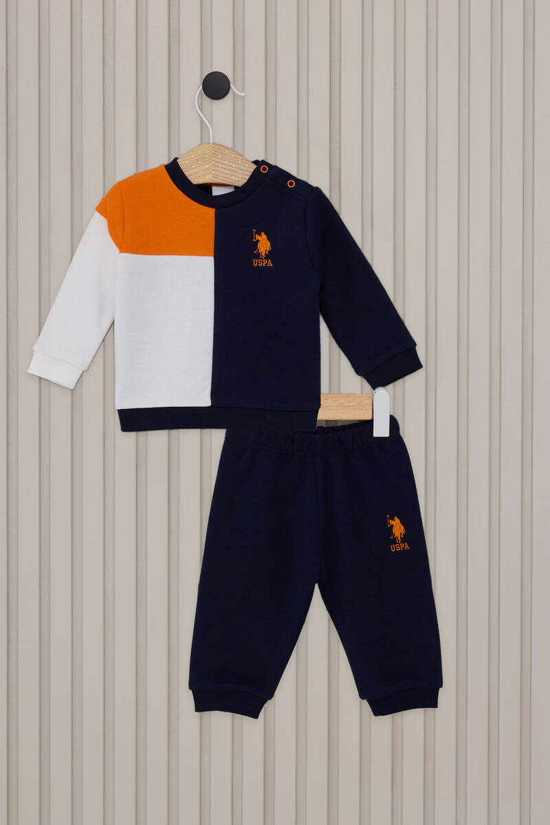 U.S. Polo Assn. Erkek Bebek Sarı 2'li Bebek Takım