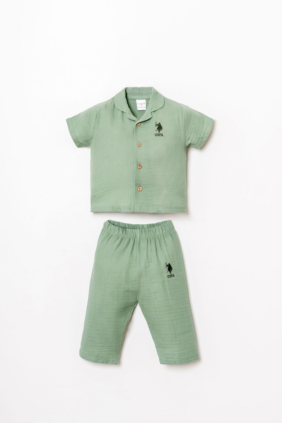 U.S Polo Assn. Erkek Bebek Yeşil Takım