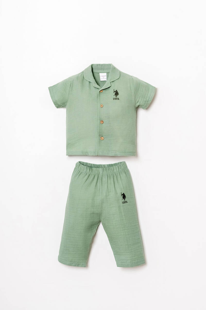 U.S Polo Assn. Erkek Bebek Yeşil Takım