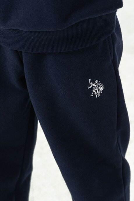 U.S. Polo Assn. Erkek Çocuk Baskılı Lacivert Uzun Kol Eşofman Takımı US2613-C-V1 - 5