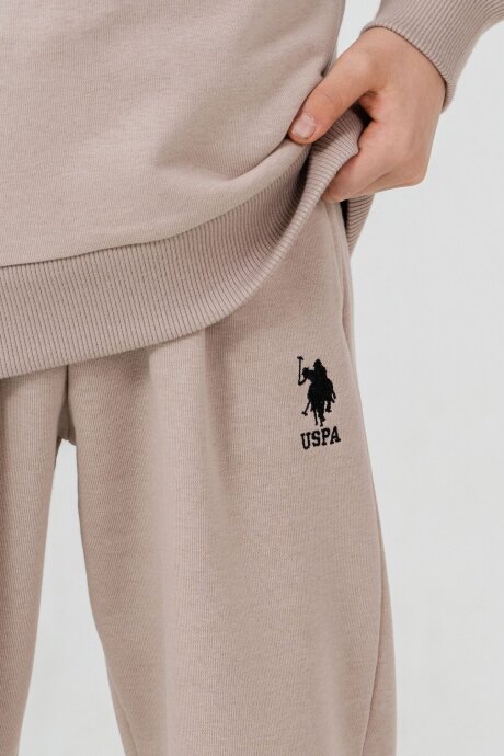 U.S. Polo Assn. Erkek Çocuk Baskılı Sarı Uzun Kol Eşofman Takımı US2606-C-V3 - 5