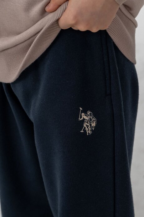 U.S. Polo Assn. Erkek Çocuk Baskılı Sarı Uzun Kol Eşofman Takımı US2608-C-V2 - 3