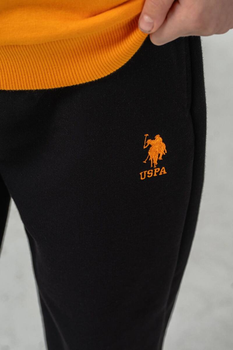 U.S. Polo Assn. Erkek Çocuk Baskılı Turuncu Uzun Kol Eşofman Takımı US2612-C-V2 - 5