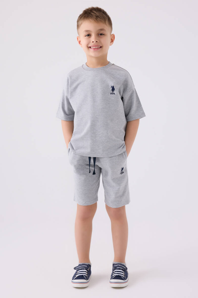 U.S. Polo Assn. Erkek Çocuk Gri Bermuda Takım U.S. Polo Assn. Erkek Çocuk Gri Bermuda Takım