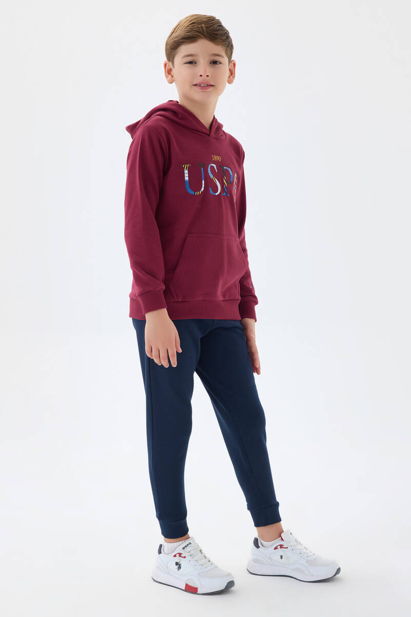 U.S. Polo Assn. Erkek Çocuk Bordo Eşofman Takımı U.S. Polo Assn. Erkek Çocuk Bordo Eşofman Takımı