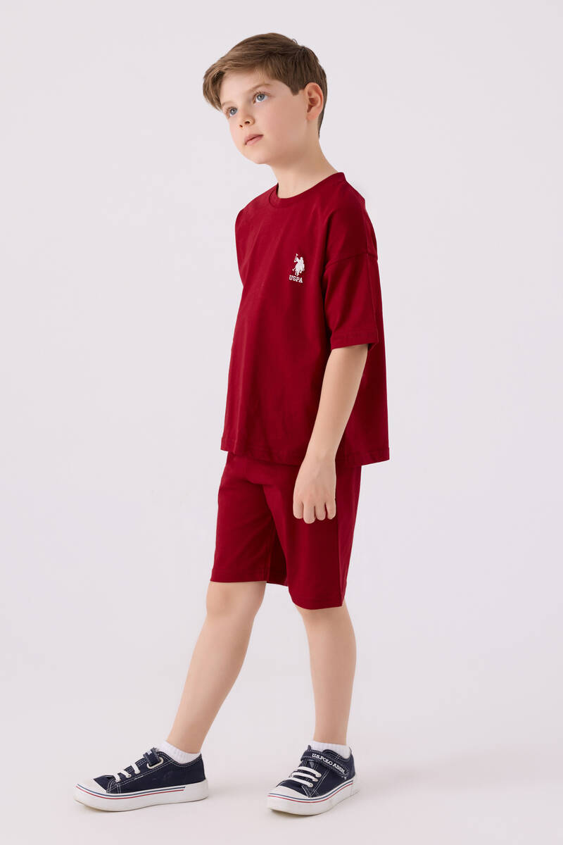 US Polo Assn Erkek Çocuk Kırmızı Bermuda Takım US Polo Assn Erkek Çocuk Kırmızı Bermuda Takım