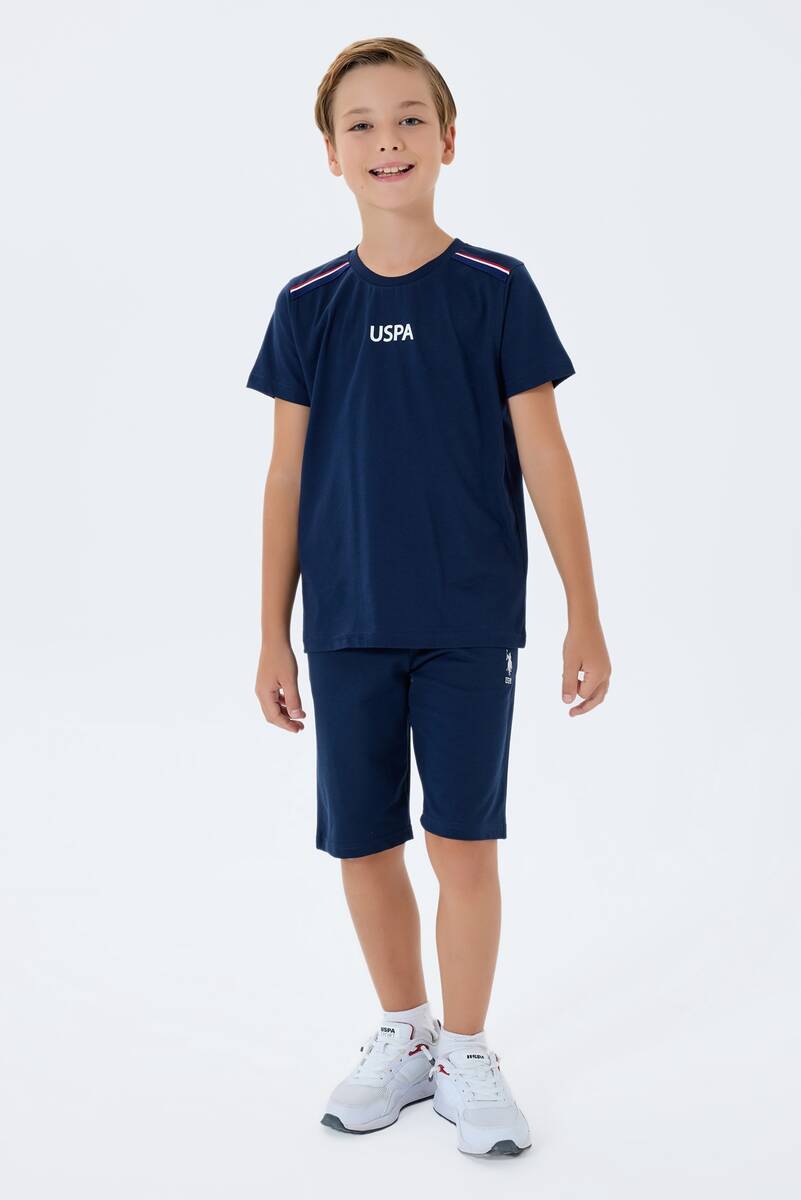 U.S. Polo Assn. Erkek Çocuk Lacivert Bermuda Takım