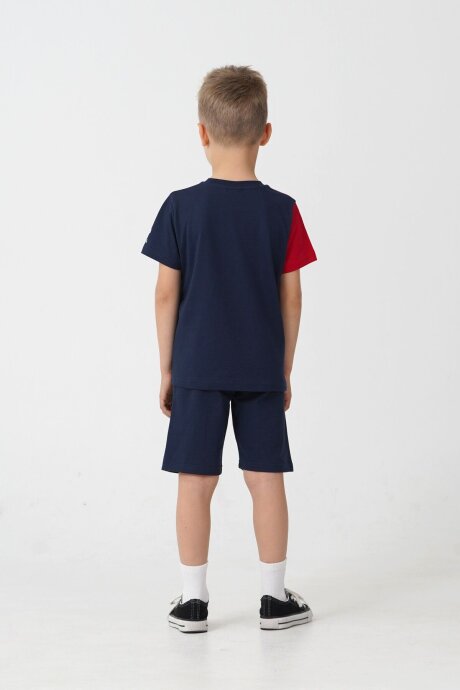 U.S. Polo Assn. Erkek Çocuk Bisiklet Yaka Yazlık Lacivert Bermuda Takım US2407-C-V1 - 3